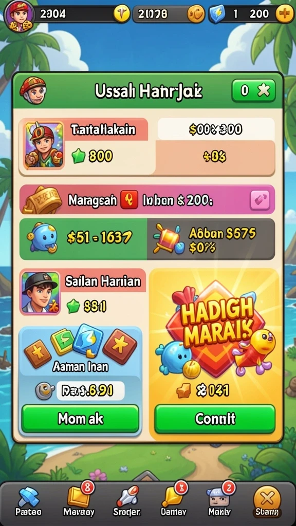 gacormega - Tangkapan layar menunjukkan karakter beraksi di dunia fantastis.