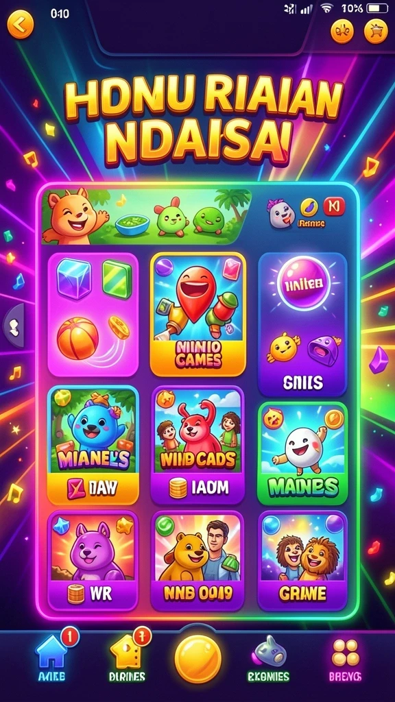 gamerp - Tampilan antarmuka yang menarik dan mudah dinavigasi.