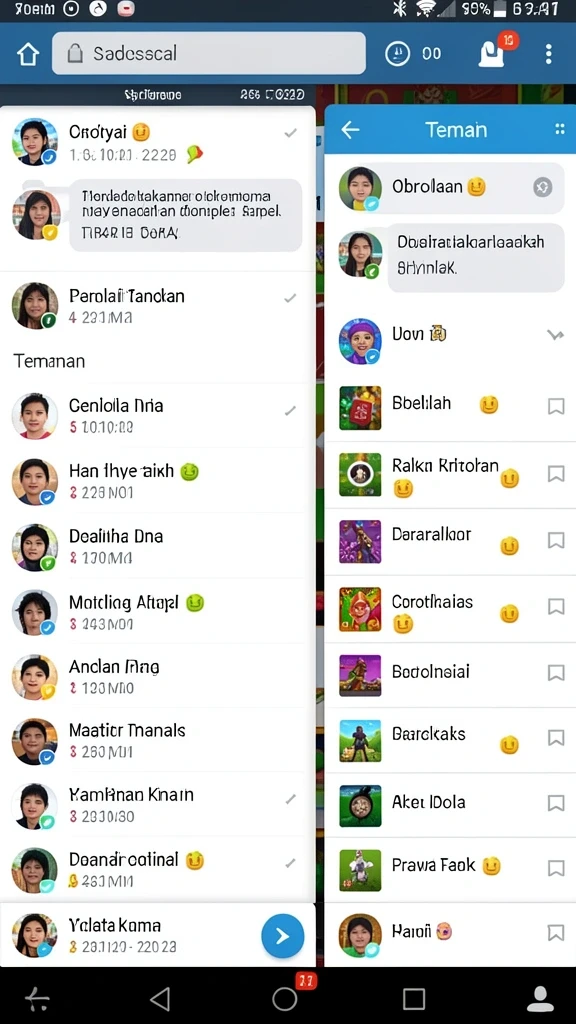 mt966 - Screenshot menampilkan peta dunia yang luas.